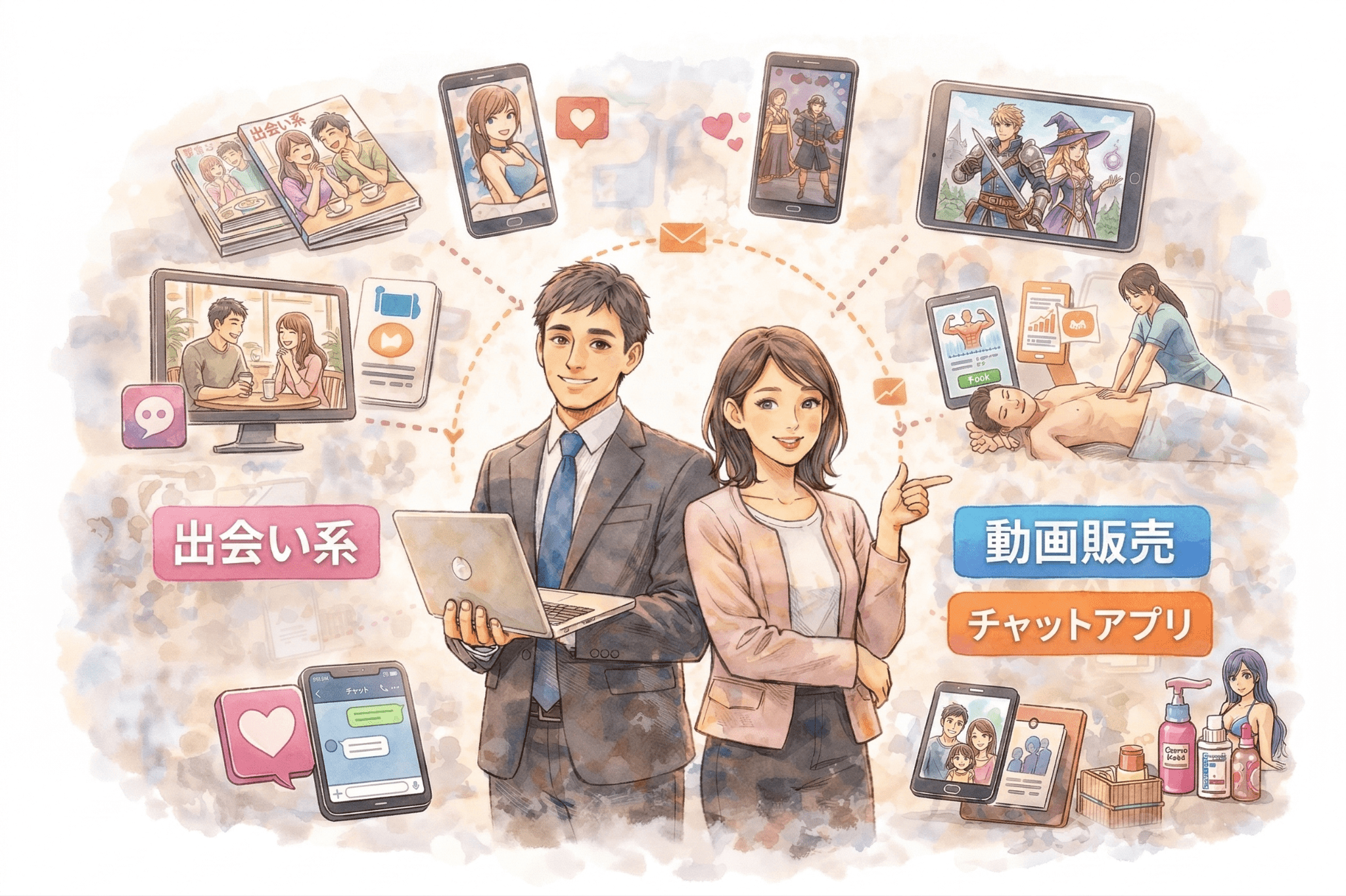 相談に向いている商材や事業の一覧